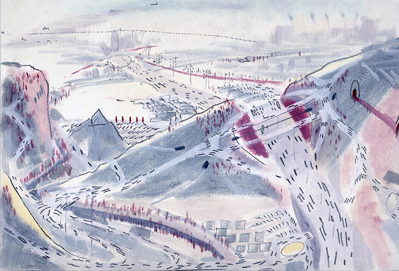 Smashed Hillside